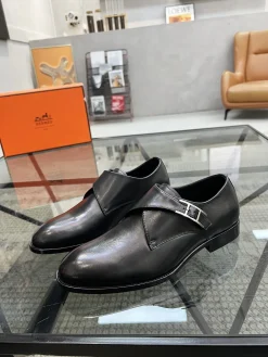 HERMES Formal Shoes Calf Leather EU39-44 D60202608032625