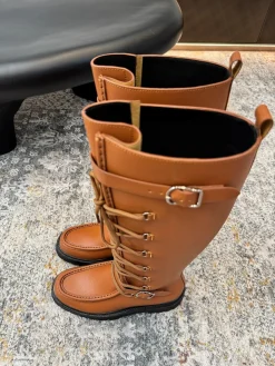 HERMES Heels Calf Leather EU35-40 F40202608030249