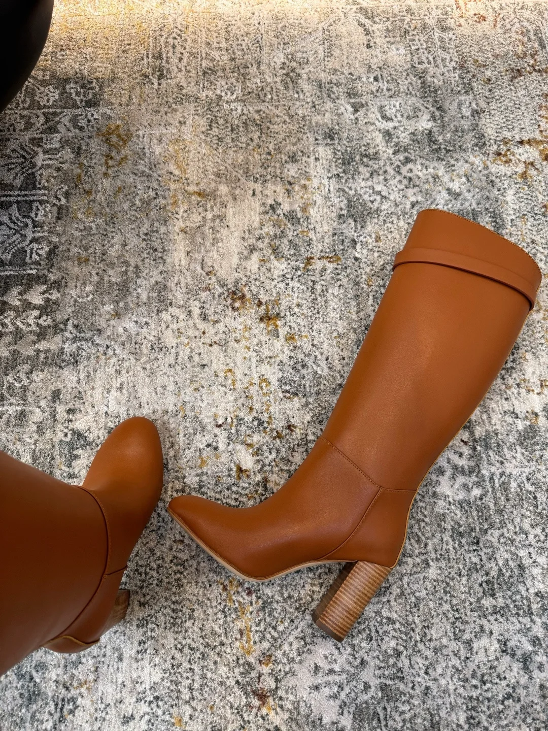 HERMES Heels Calf Leather EU35-40 F40202608030258 - Image 5