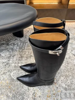 HERMES Heels Calf Leather EU35-40 F40202608030263