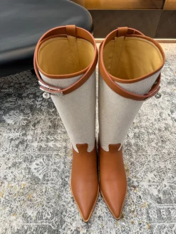 HERMES Heels Calf Leather EU35-40 F40202608030264