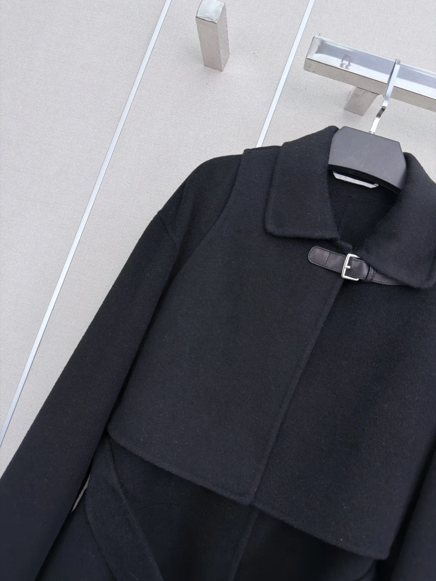 HERMES Jackets Cashmere Leather S-M-L F40202608040947 - Image 3