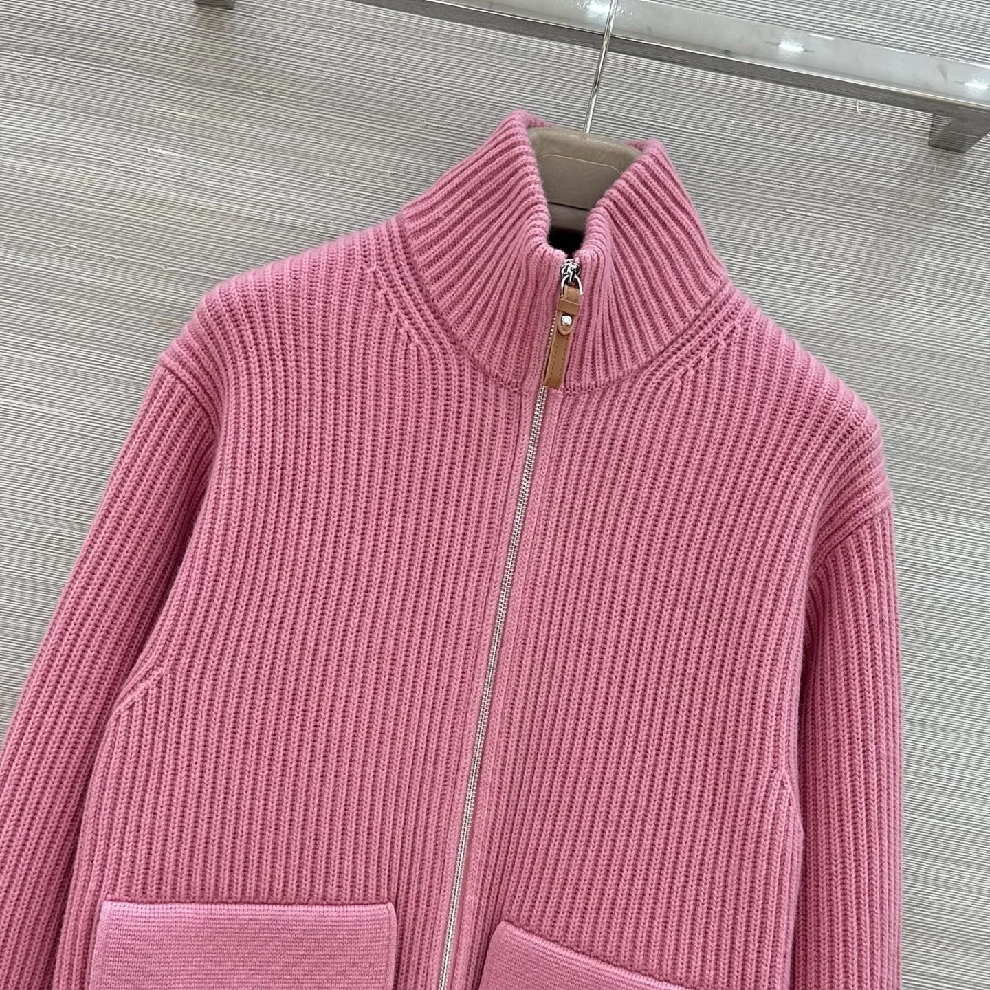 HERMES Jackets Knit Leather S-L E15202608040055 - Image 2