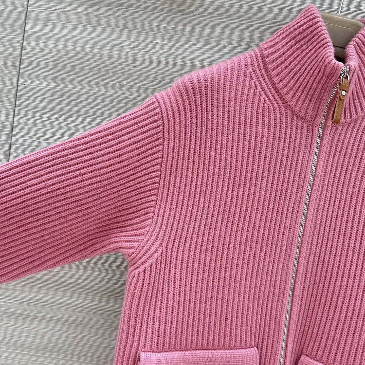 HERMES Jackets Knit Leather S-L E15202608040055 - Image 3