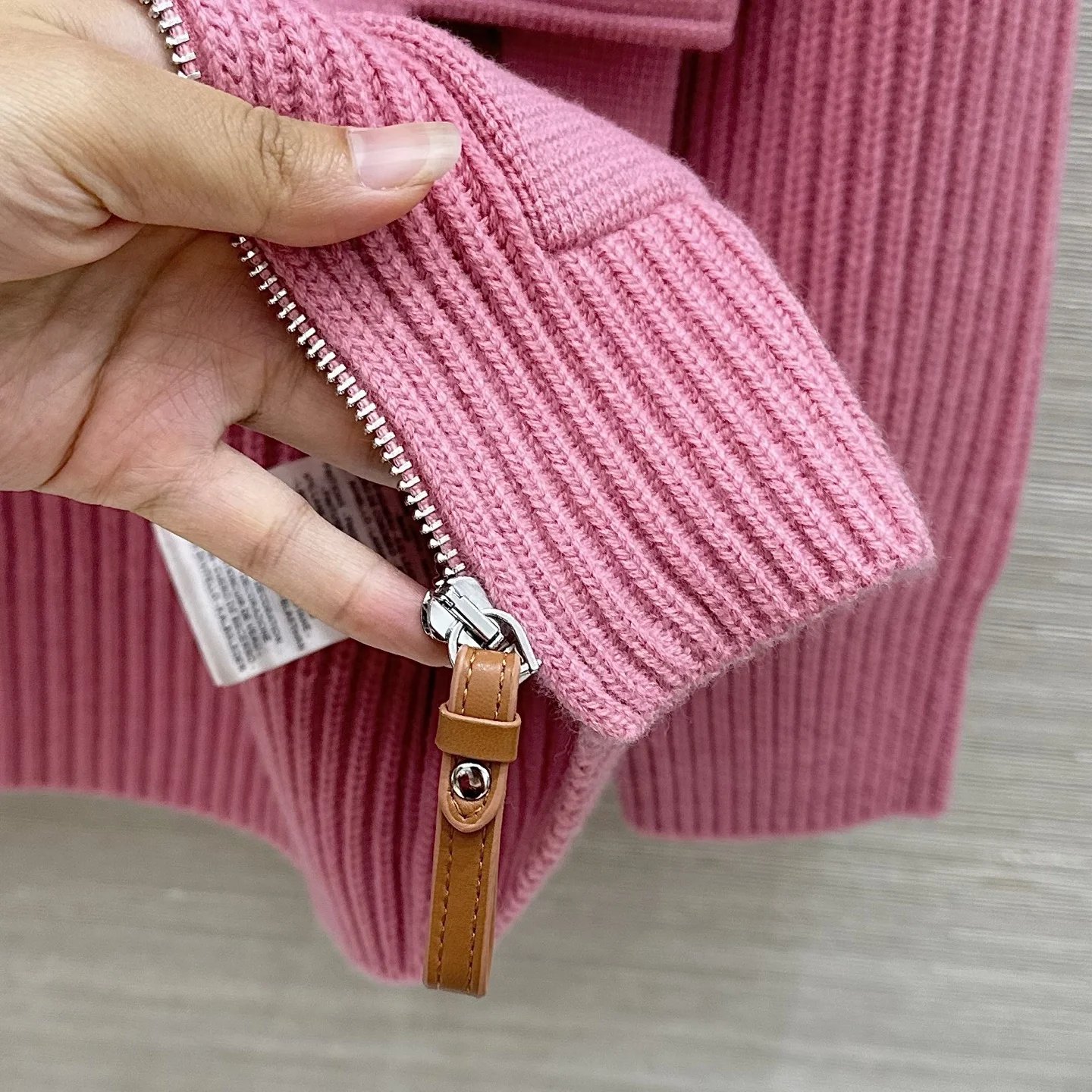 HERMES Jackets Knit Leather S-L E15202608040055 - Image 7