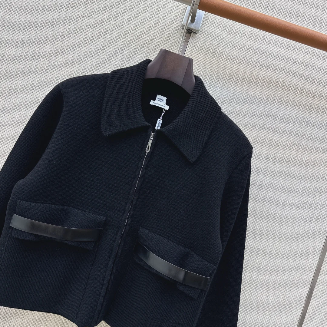 HERMES Jackets Wool S-M-L C35202608041923 - Image 2