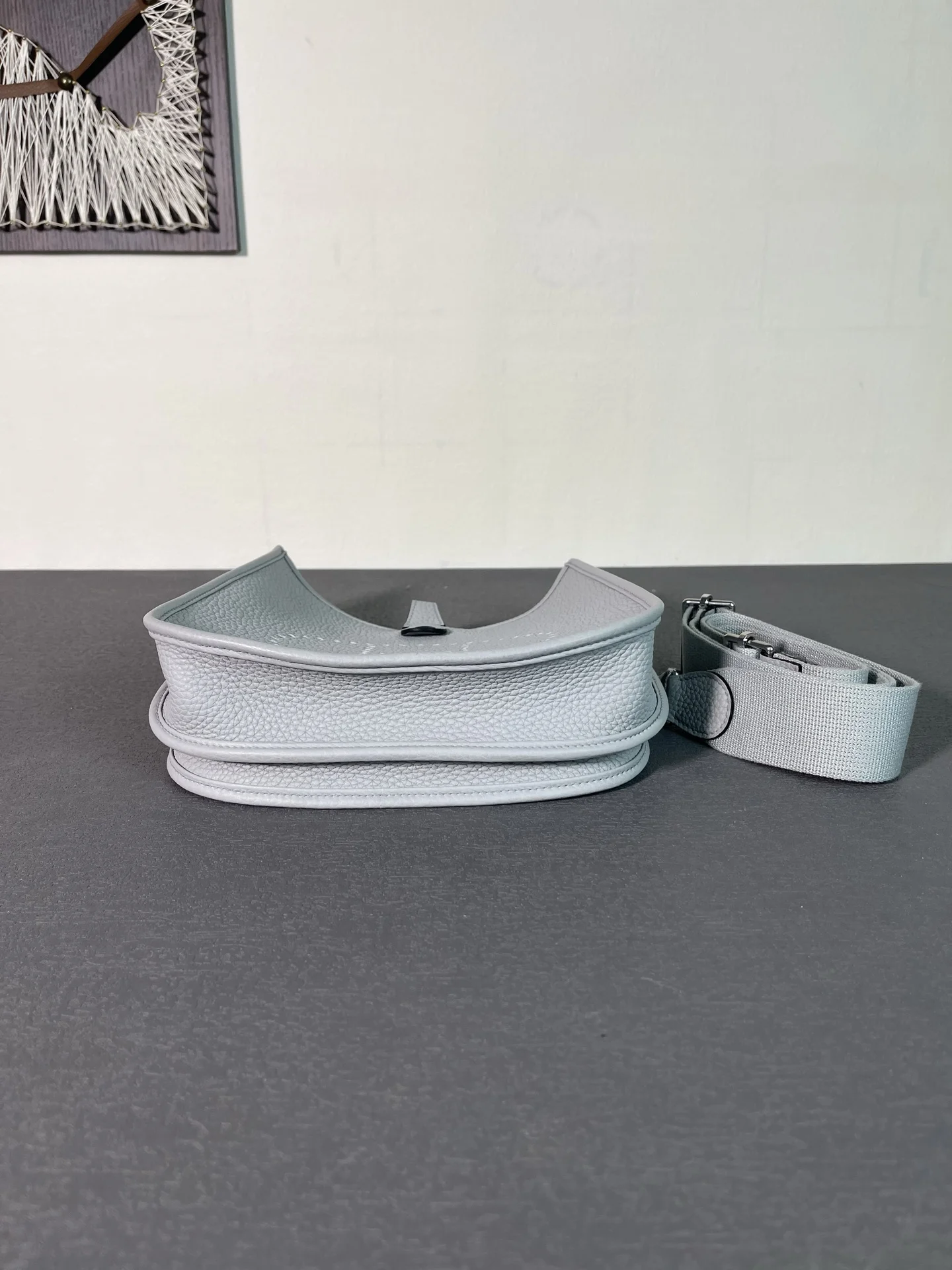 HERMES Messenger Bags Clemence Leather (Grey) 23CM H50202608091316 - Image 8