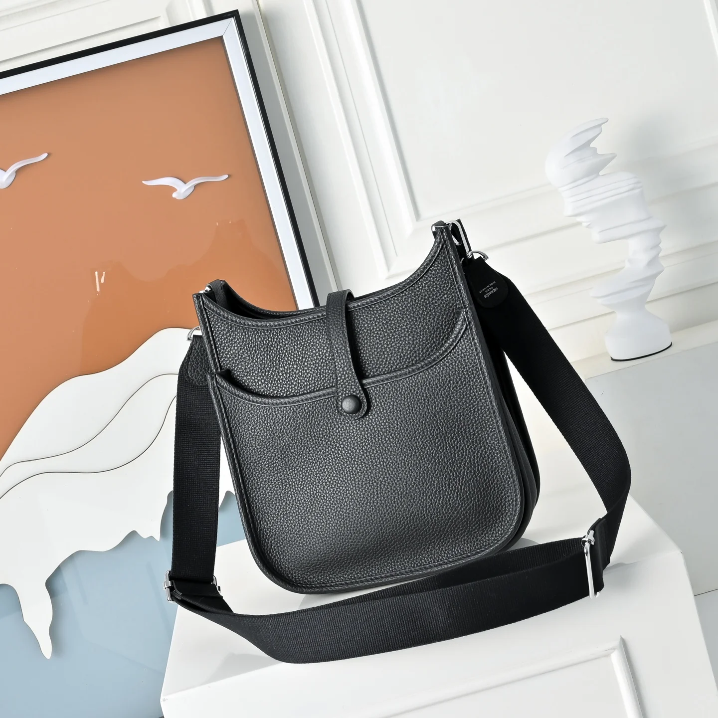 HERMES Messenger Bags TC Calf Leather (Black) 23CM H50202608090976 - Image 3