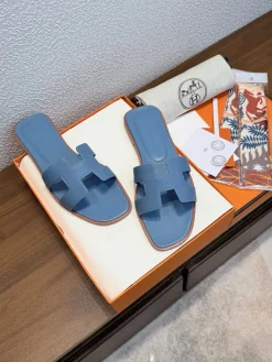 Alternative view of HERMES Sandals Calf Leather EU35-40 B00202608031801