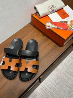 Alternative view of HERMES Sandals Calf Leather EU35-45 B10202608031818
