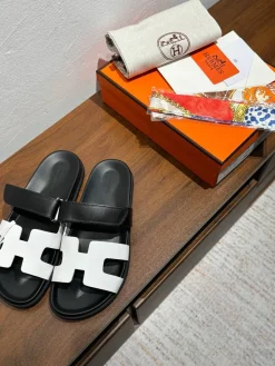 Alternative view of HERMES Sandals Leather EU35-45 B10202608031819