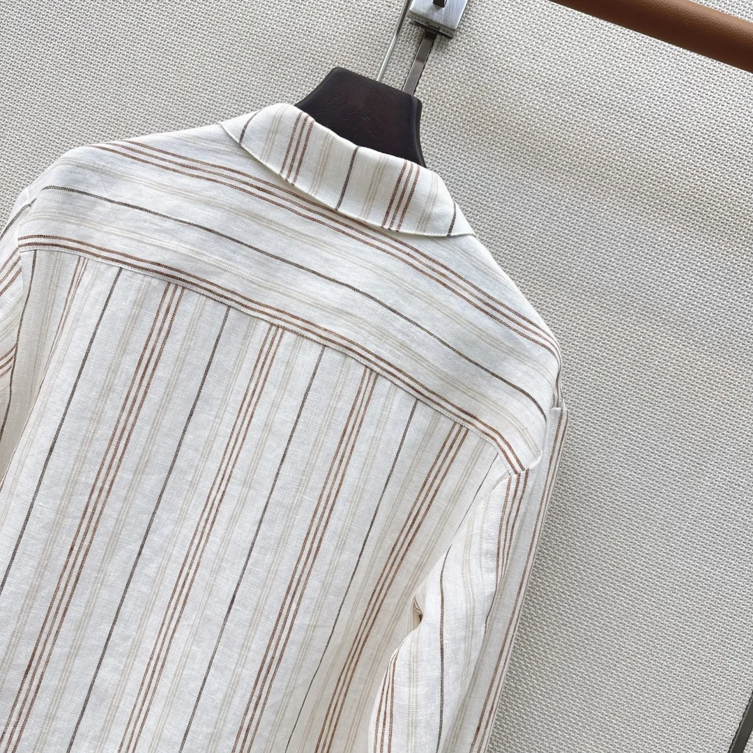 HERMES Shirts Linen S M L C05202608041302 - Image 2