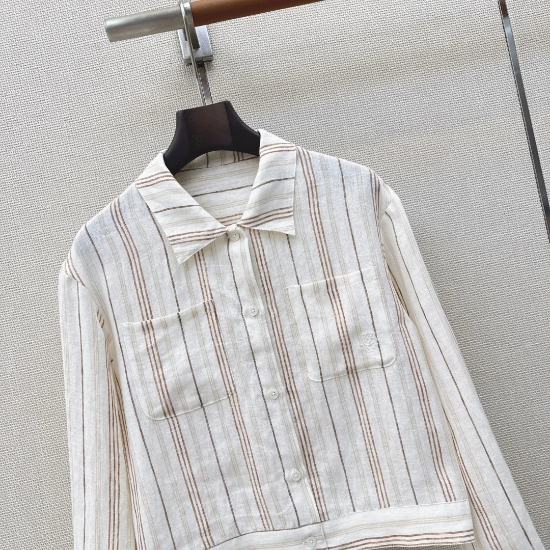 HERMES Shirts Linen S M L C05202608041302 - Image 3