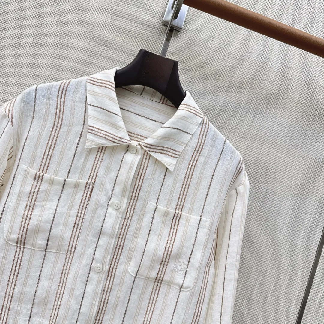HERMES Shirts Linen S M L C05202608041302 - Image 4