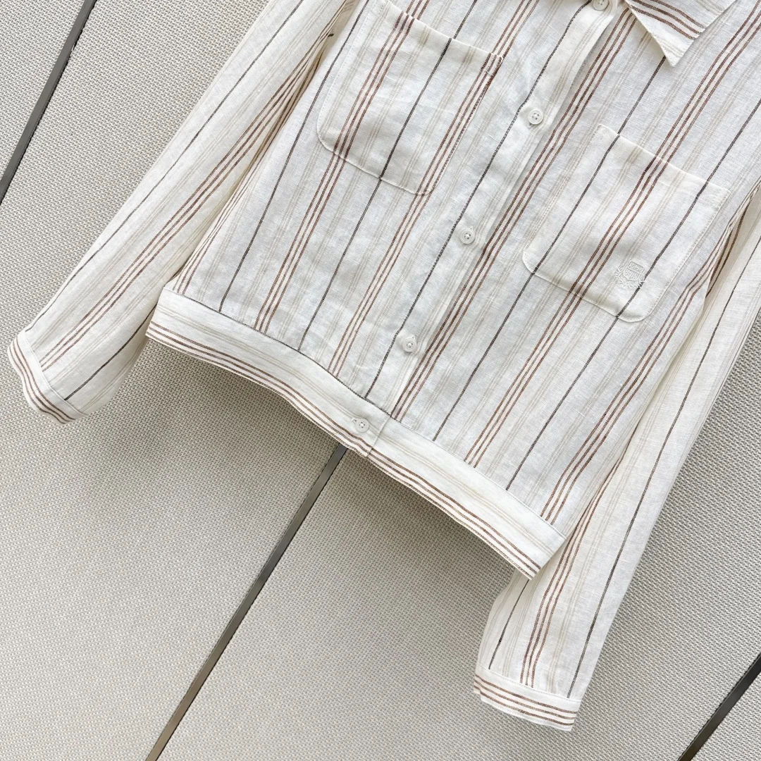 HERMES Shirts Linen S M L C05202608041302 - Image 7