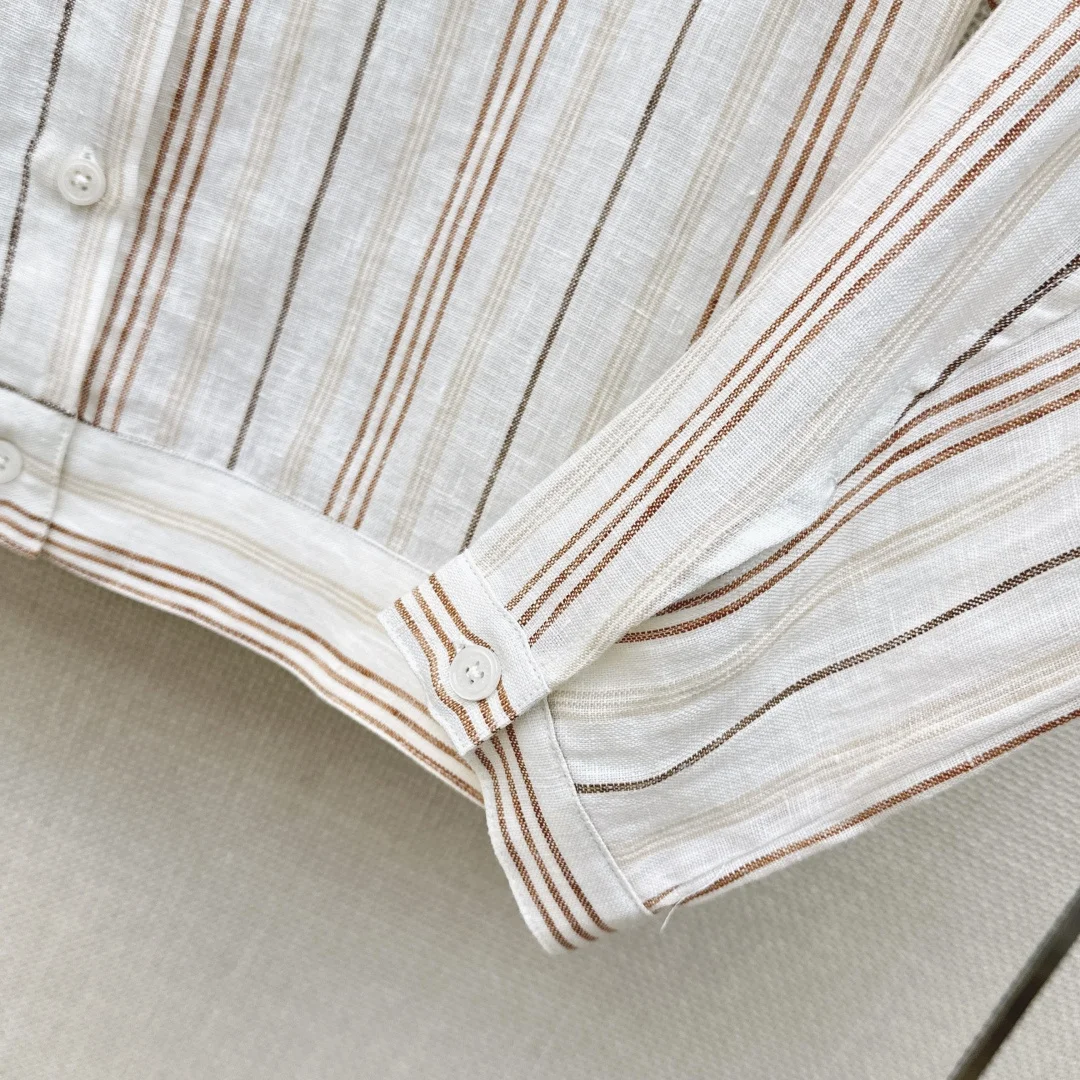 HERMES Shirts Linen S M L C05202608041302 - Image 8