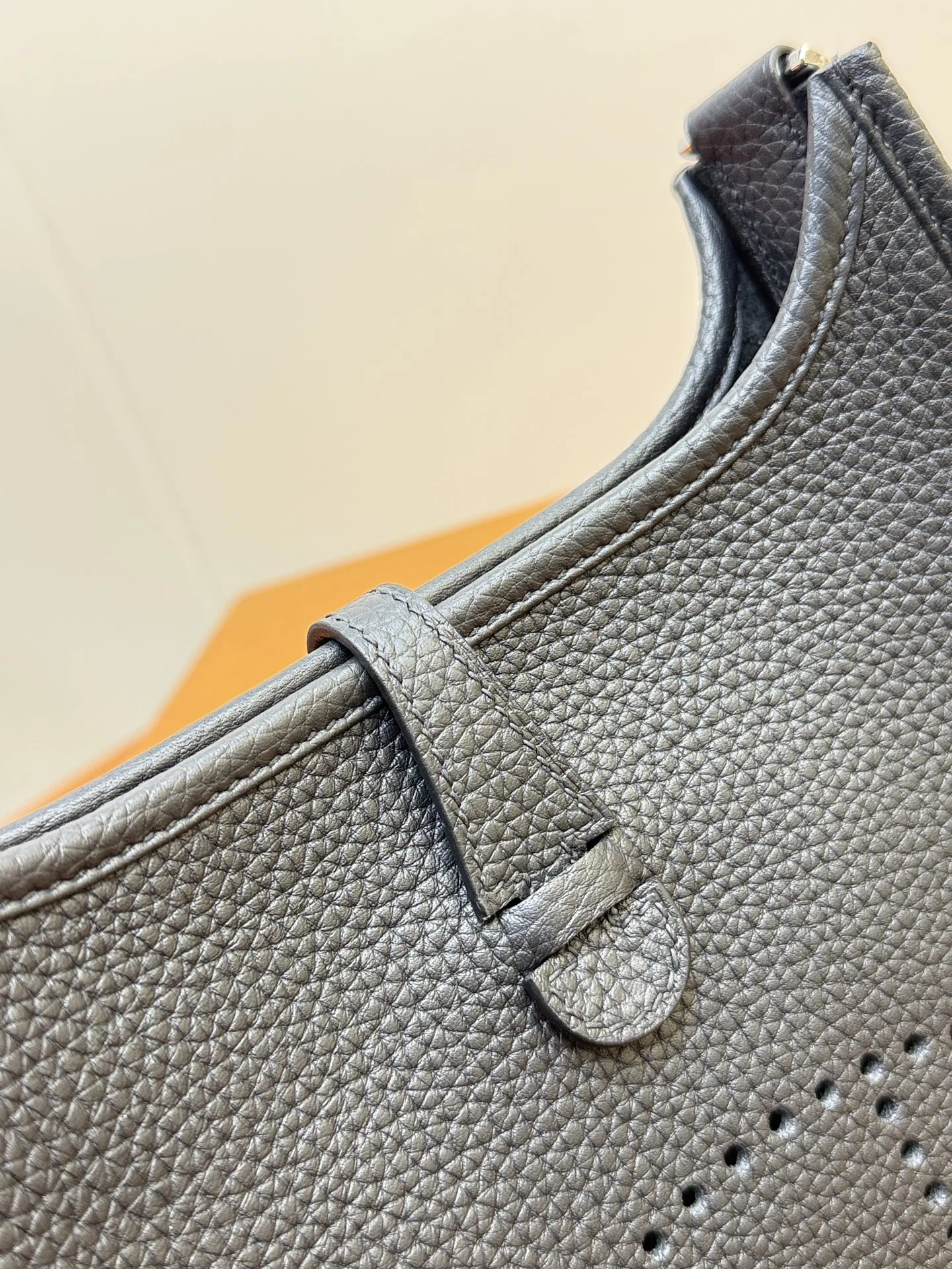 HERMES Shoulder Bags Canvas Leather (Black) 23CM A050202608091415 - Image 9