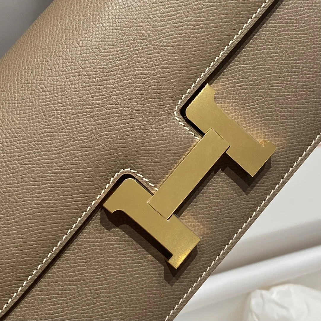 HERMES Shoulder Bags Epsom Leather (Brown-Gold) 24X12X4CM A100202608090536 - Image 5