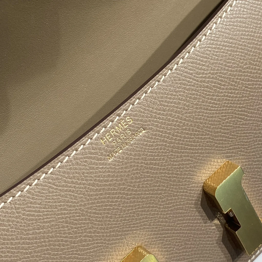 HERMES Shoulder Bags Epsom Leather (Brown-Gold) 24X12X4CM A100202608090536 - Image 6