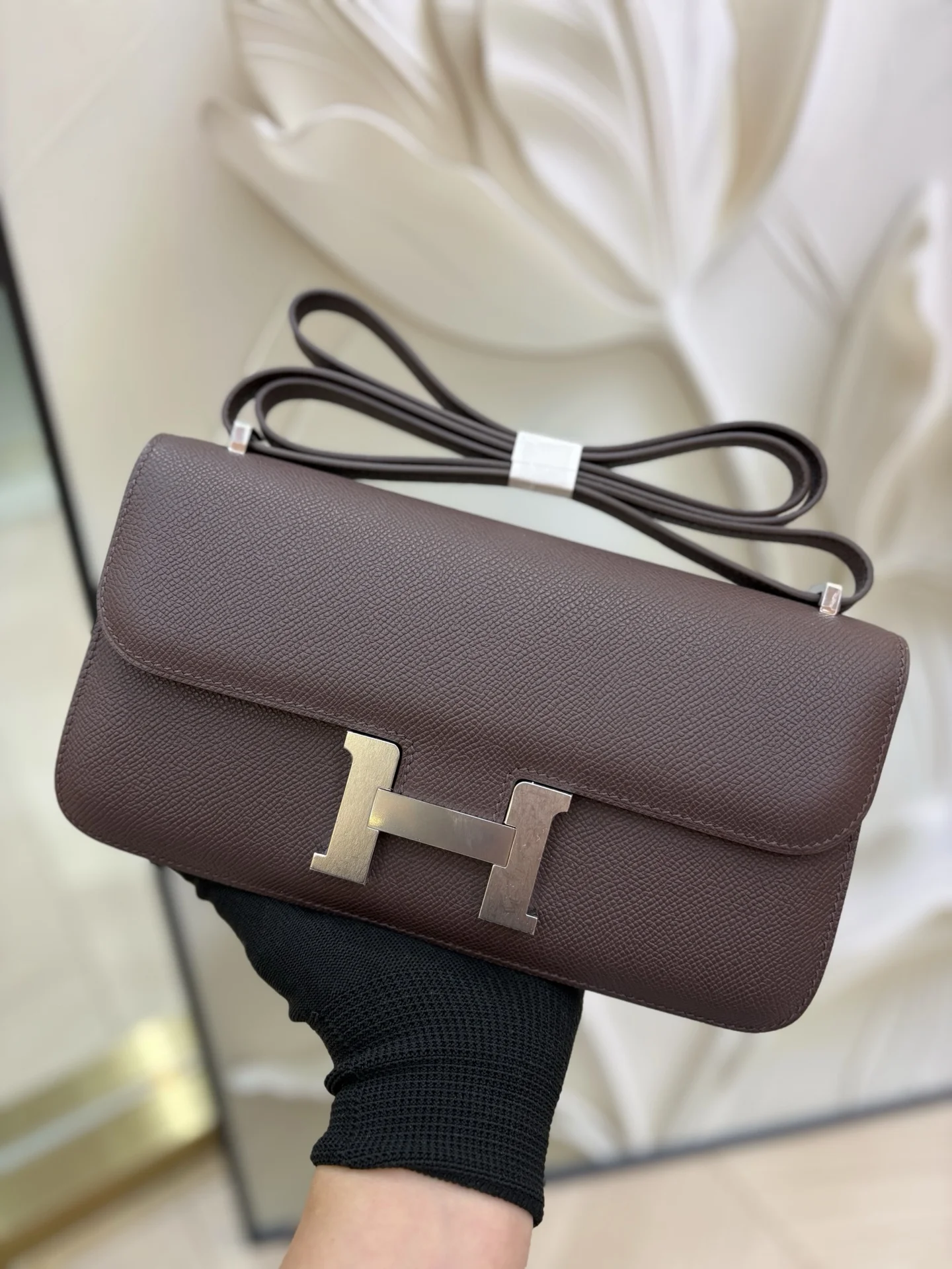 HERMES Shoulder Bags Epsom Leather (Brown-Gold) One Size A100202608090483 - Image 2
