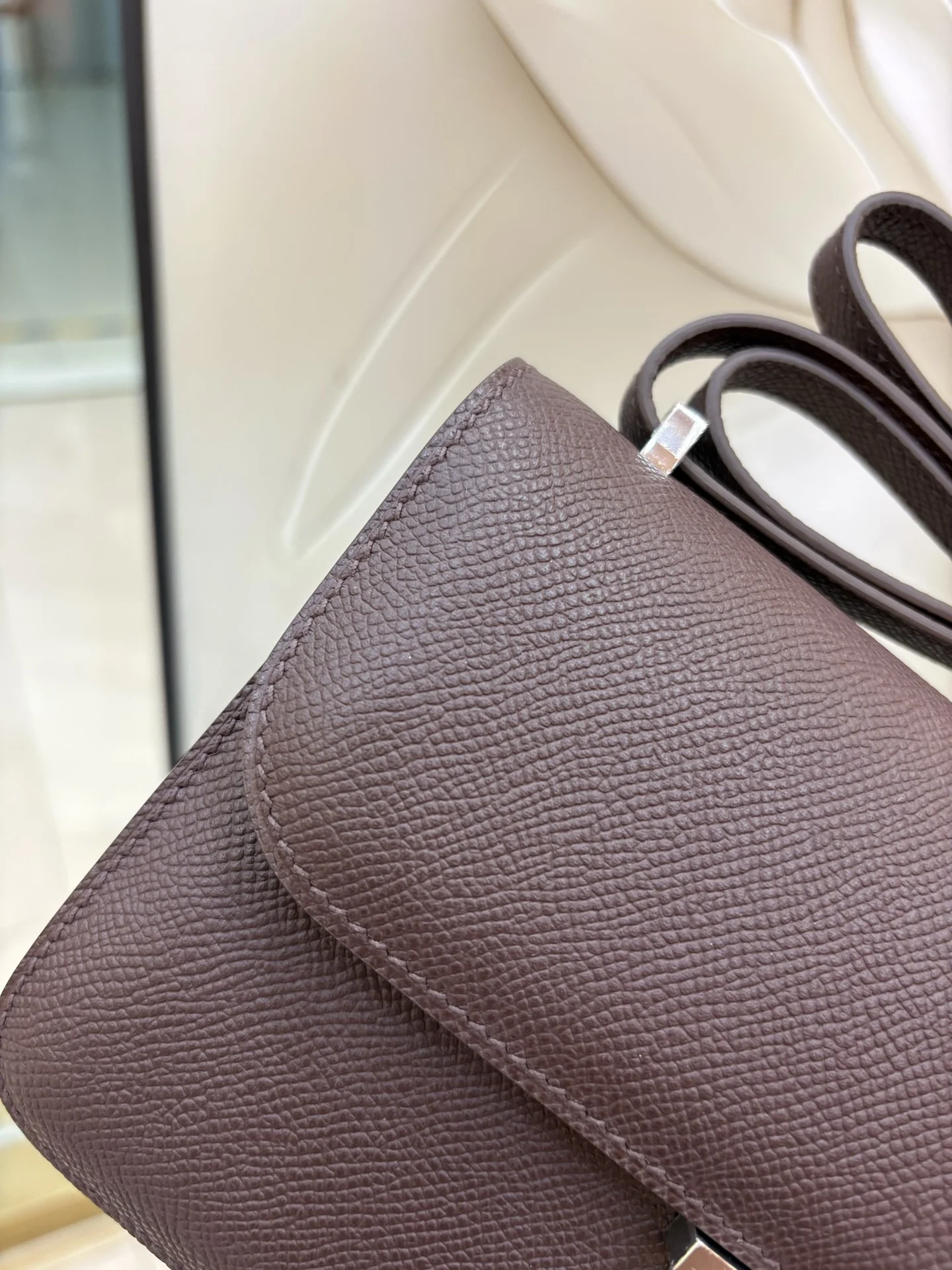 HERMES Shoulder Bags Epsom Leather (Brown-Gold) One Size A100202608090483 - Image 3
