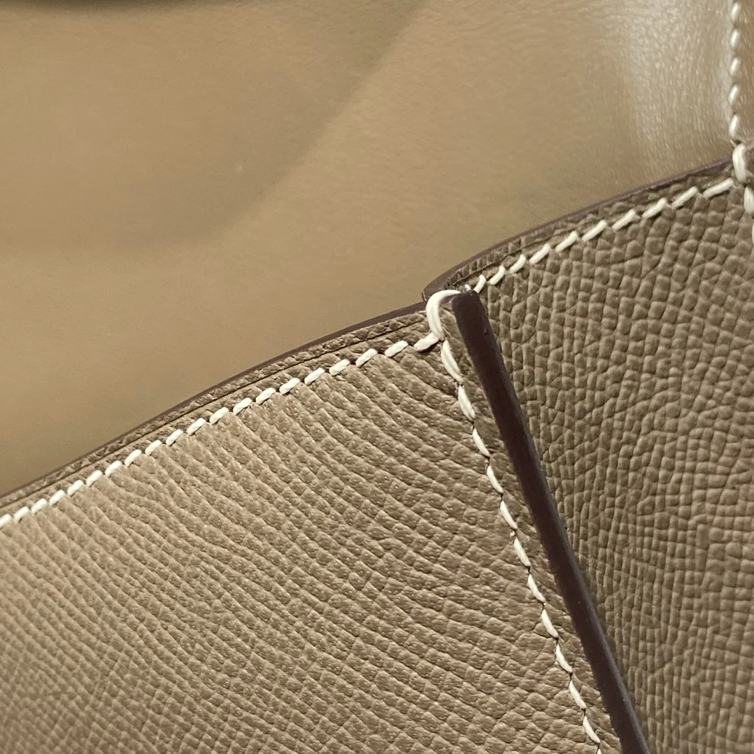 HERMES Shoulder Bags Epsom Leather (Brown-Silver) 24X12X4CM A100202608090535 - Image 7
