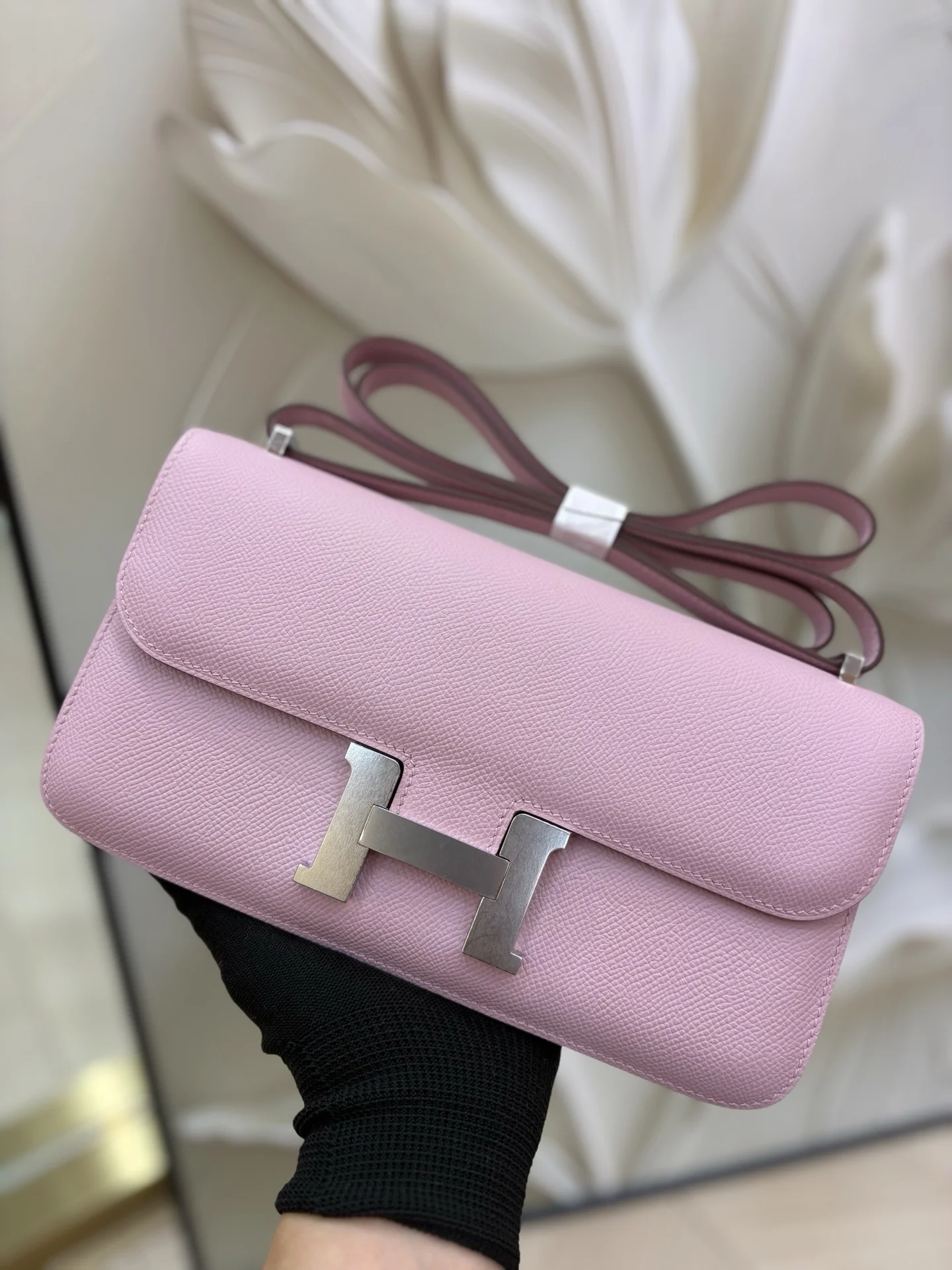 HERMES Shoulder Bags Epsom Leather (Pink-Gold) One Size A100202608090482 - Image 2