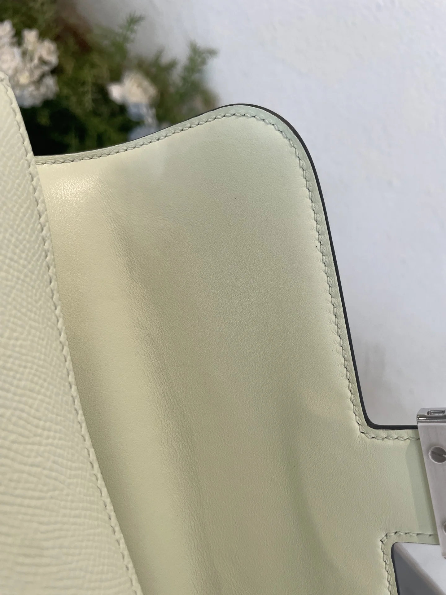 HERMES Shoulder Bags Epsom Leather (White-Silver) 24CM A100202608090512 - Image 7