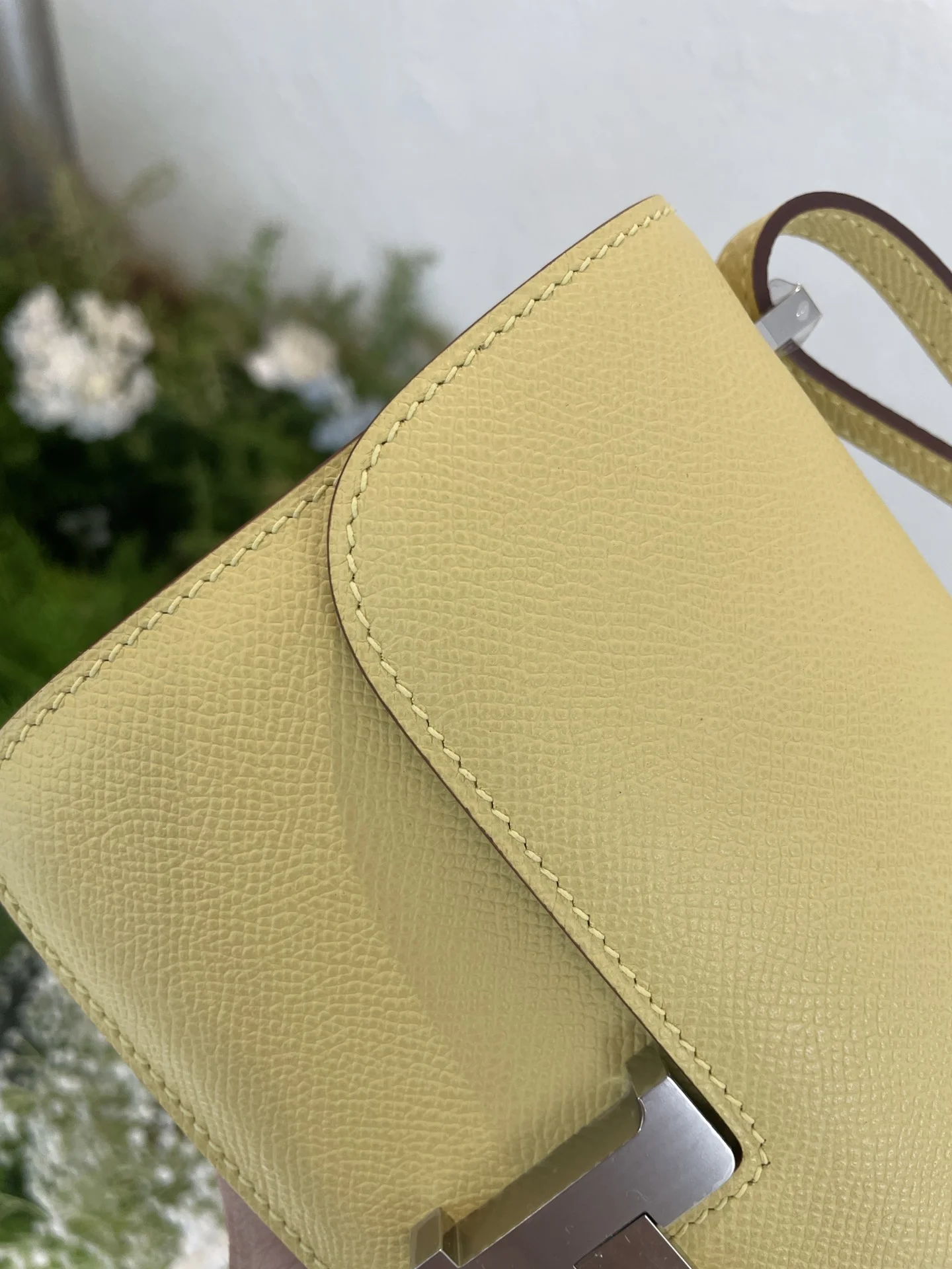 HERMES Shoulder Bags Epsom Leather (Yellow-Silver) 24CM A100202608090509 - Image 2