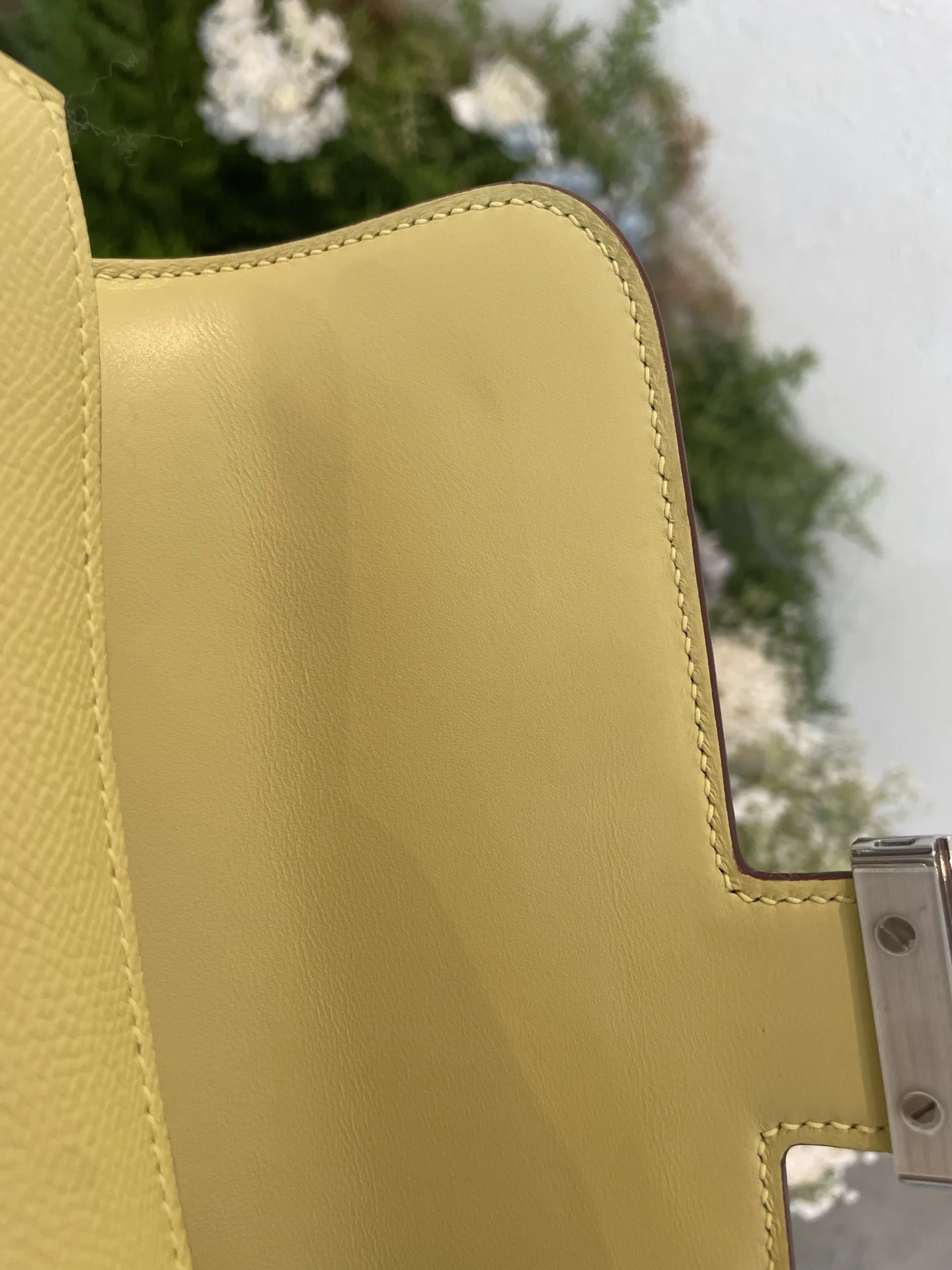 HERMES Shoulder Bags Epsom Leather (Yellow-Silver) 24CM A100202608090509 - Image 7