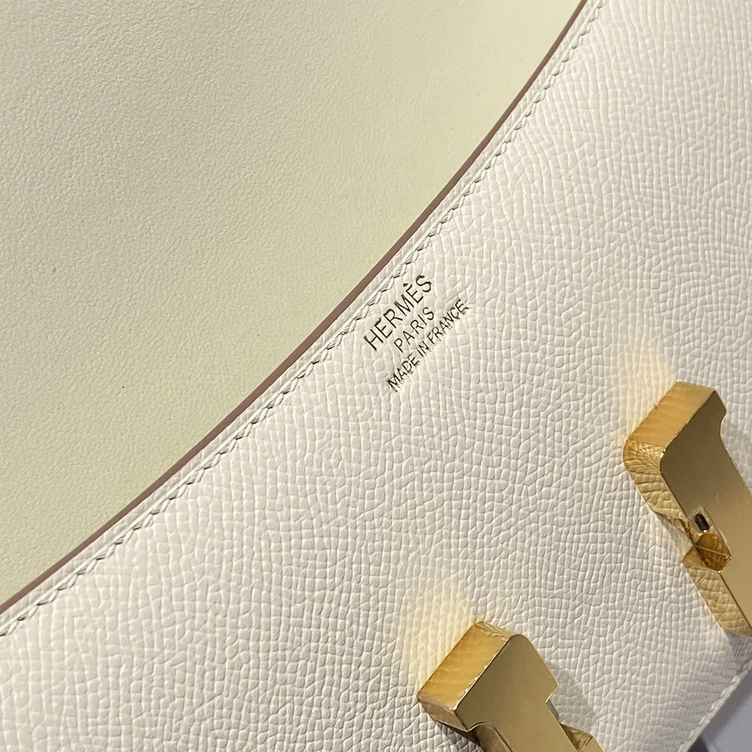 HERMES Shoulder Bags Leather (Beige-Gold) 24X12X4CM A100202608090543 - Image 7