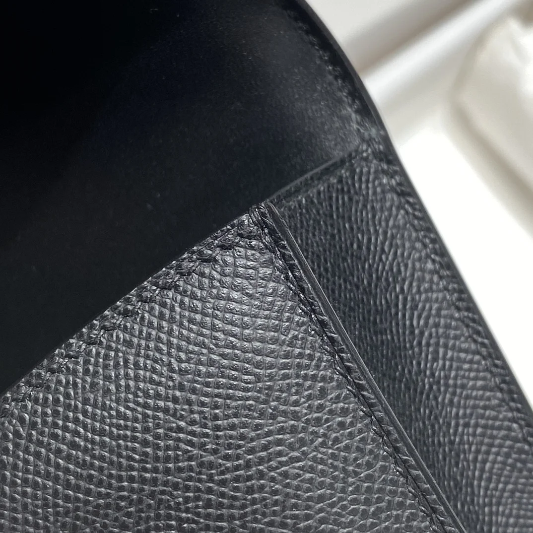 HERMES Shoulder Bags Leather (Black-Silver) 24X12X4CM A100202608090534 - Image 8