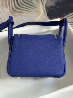 Alternative view of HERMES Shoulder Bags Leather (Blue-Gold) H50202608090369