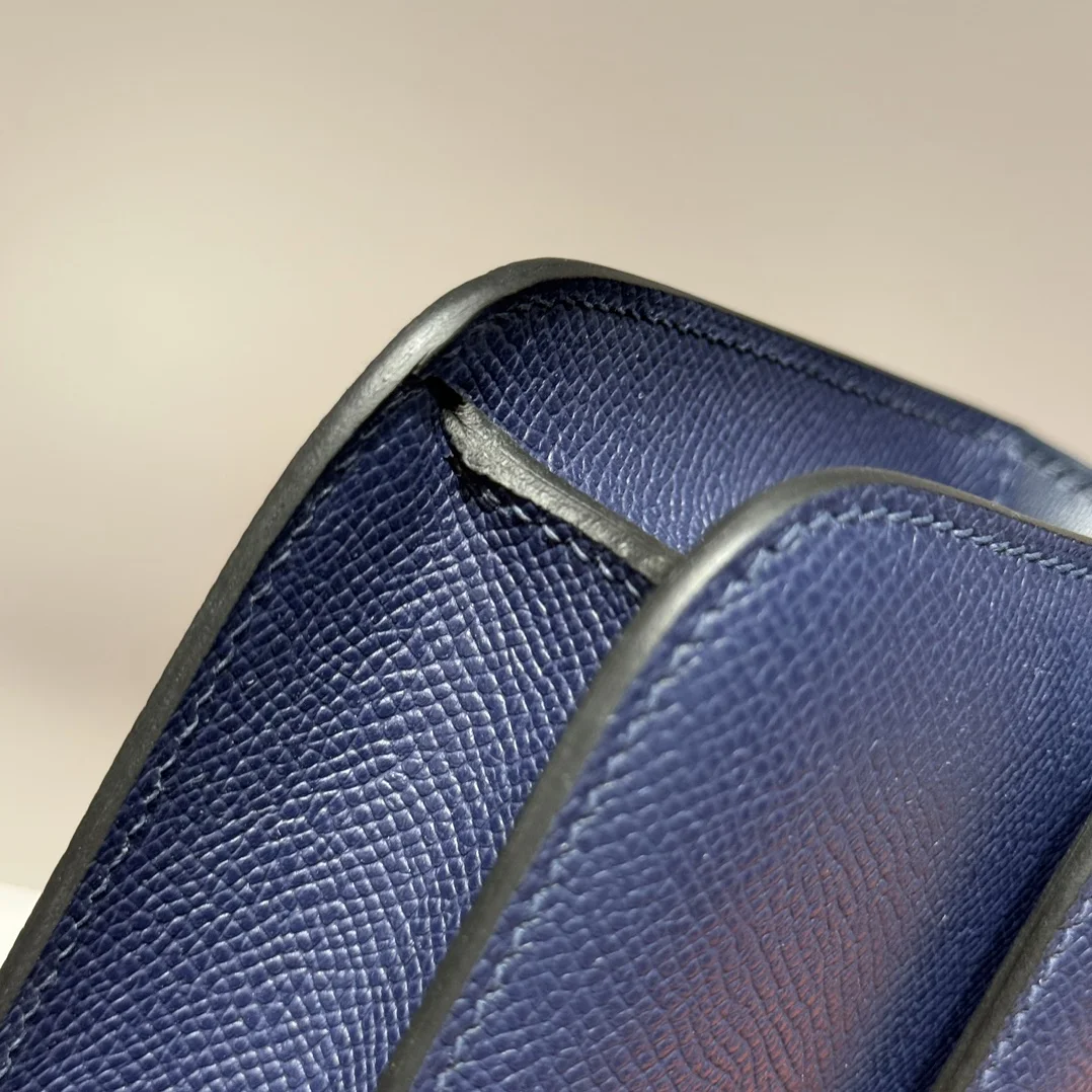 HERMES Shoulder Bags Leather (Blue-Silver) 24X12X4CM A100202608090523 - Image 9