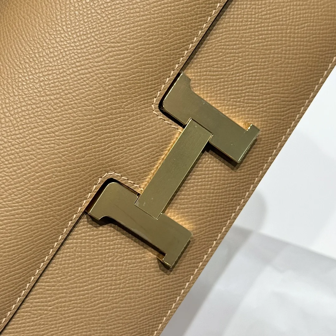 HERMES Shoulder Bags Leather (Brown-Gold) 24X12X4CM A100202608090514 - Image 4