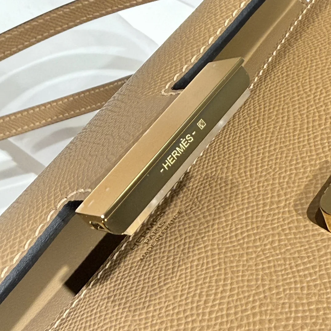 HERMES Shoulder Bags Leather (Brown-Gold) 24X12X4CM A100202608090514 - Image 6
