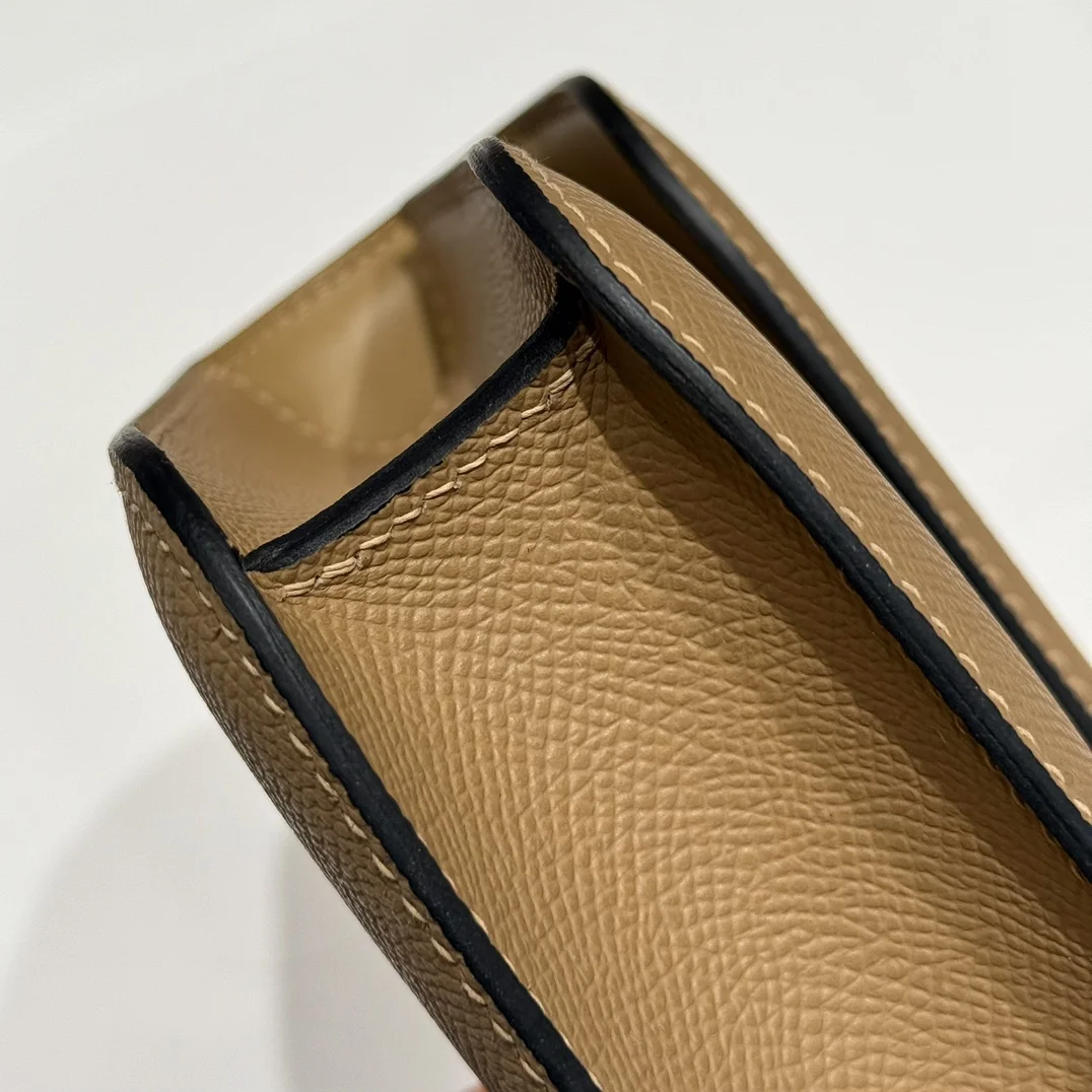 HERMES Shoulder Bags Leather (Brown-Gold) 24X12X4CM A100202608090514 - Image 7