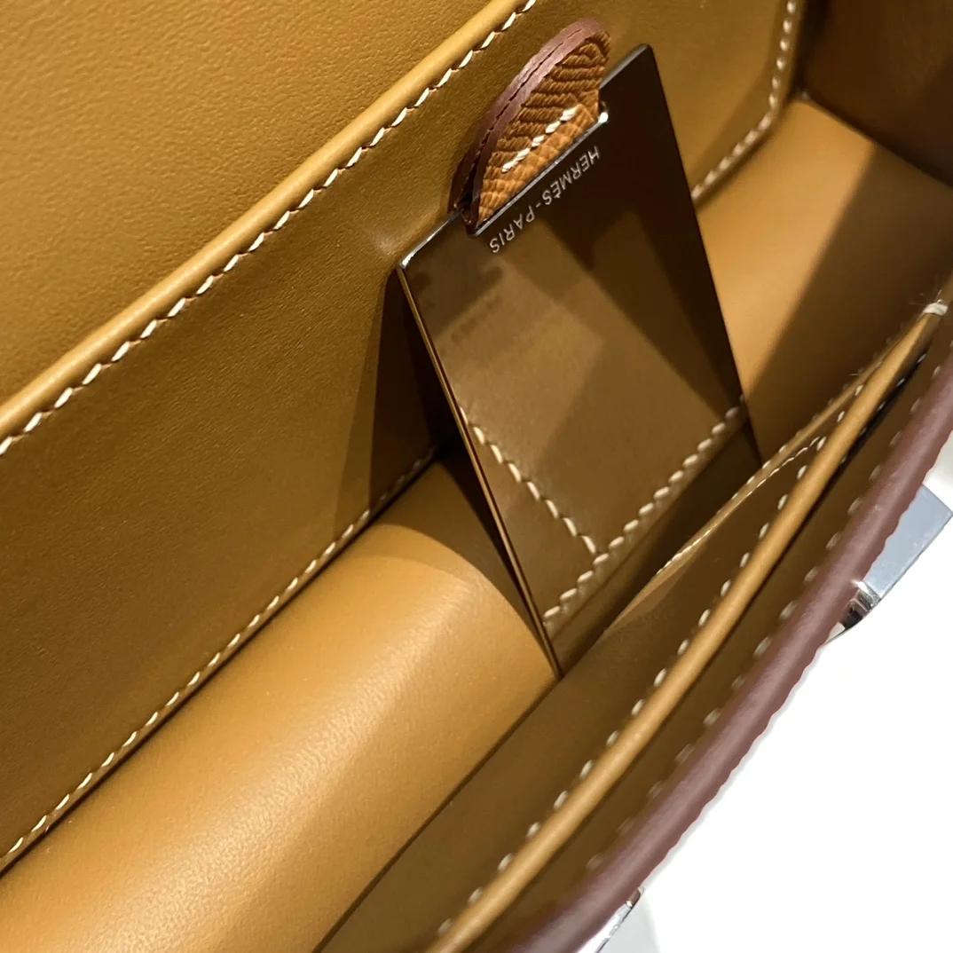 HERMES Shoulder Bags Leather (Brown-Silver) 24X12X4CM A100202608090537 - Image 7