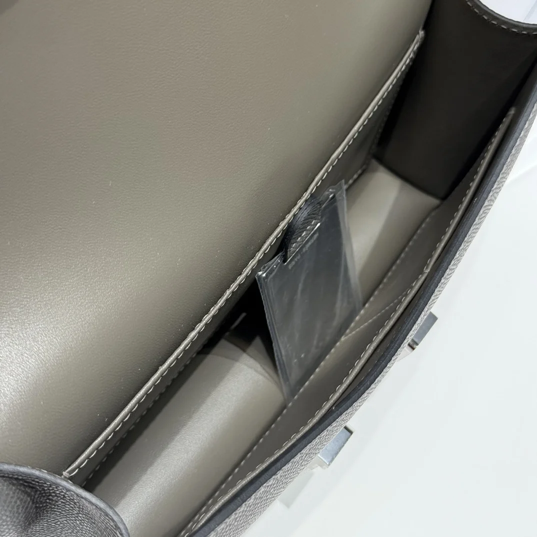 HERMES Shoulder Bags Leather (Gray-Silver) 24X12X4CM A100202608090518 - Image 7