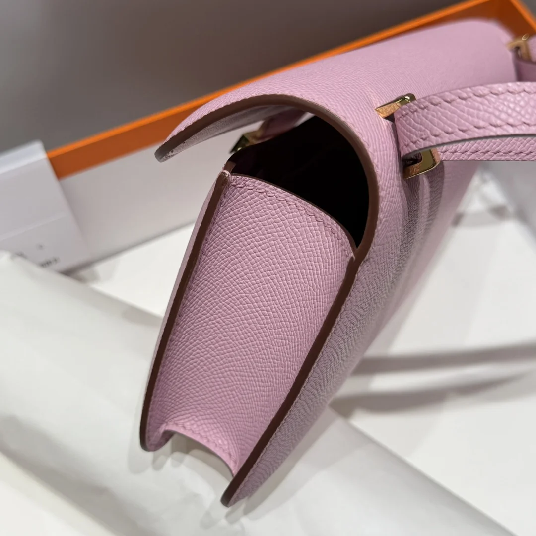 HERMES Shoulder Bags Leather (Pink-Gold) 24X12X4CM A100202608090528 - Image 3