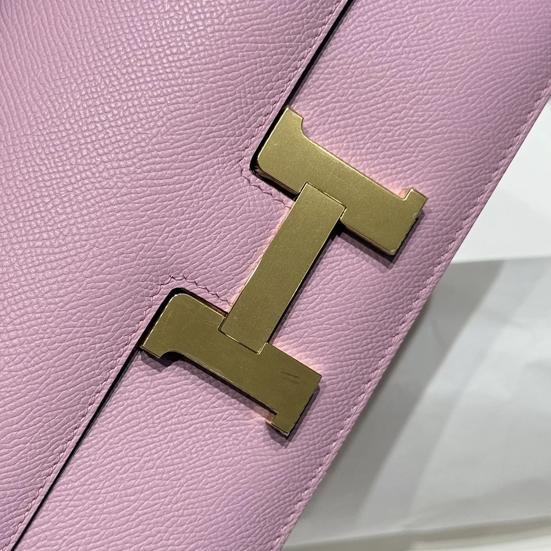 HERMES Shoulder Bags Leather (Pink-Gold) 24X12X4CM A100202608090528 - Image 6