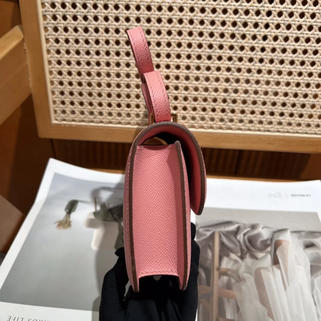 HERMES Shoulder Bags Leather (Pink-Gold) One Size A100202608090500 - Image 6