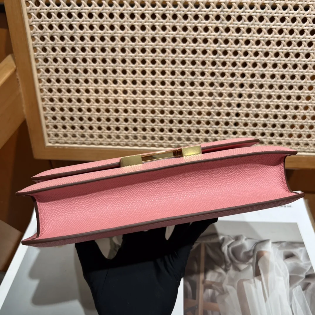 HERMES Shoulder Bags Leather (Pink-Gold) One Size A100202608090500 - Image 8