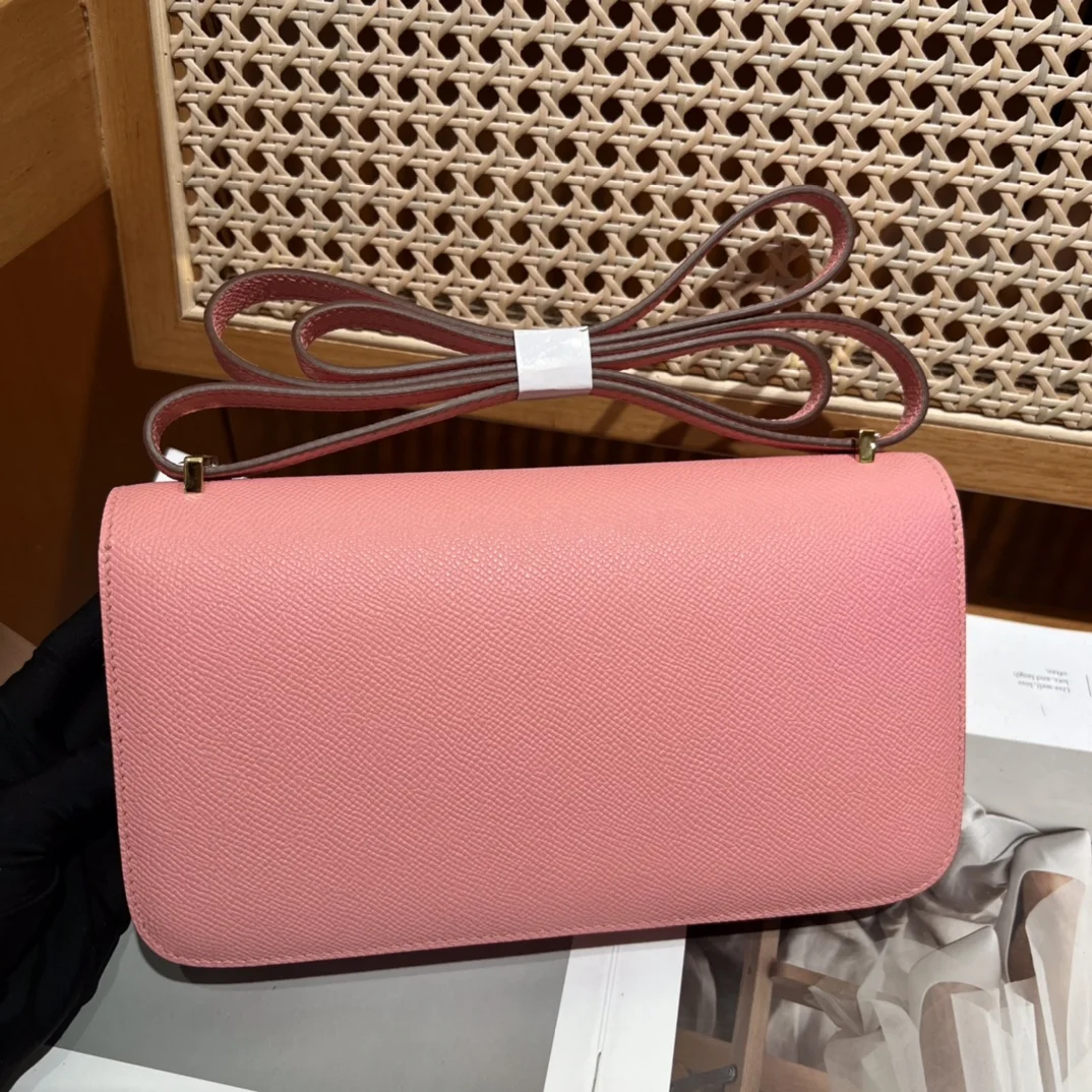 HERMES Shoulder Bags Leather (Pink-Gold) One Size A100202608090500 - Image 9