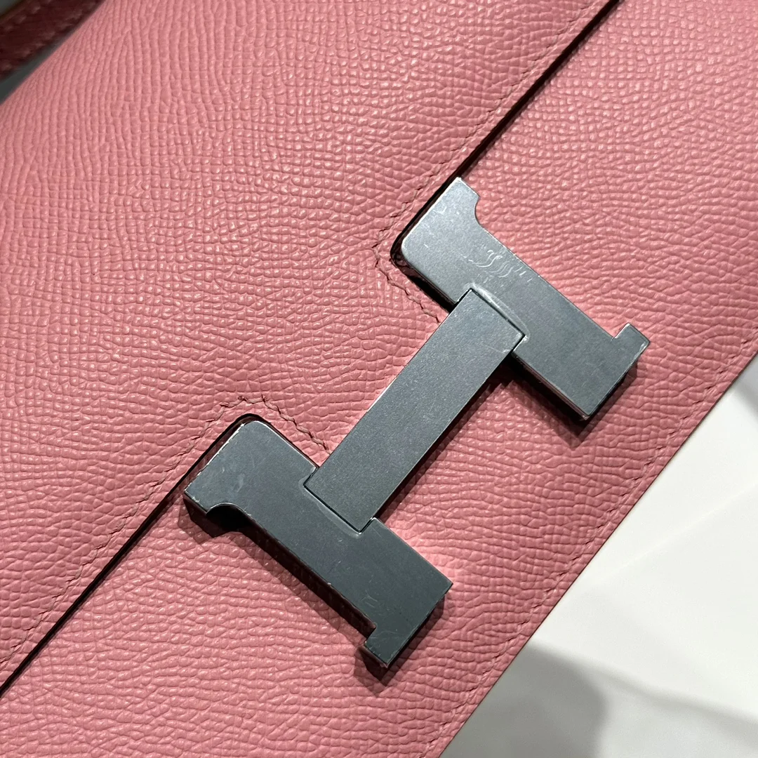 HERMES Shoulder Bags Leather (Pink-Silver) 24X12X4CM A100202608090527 - Image 4