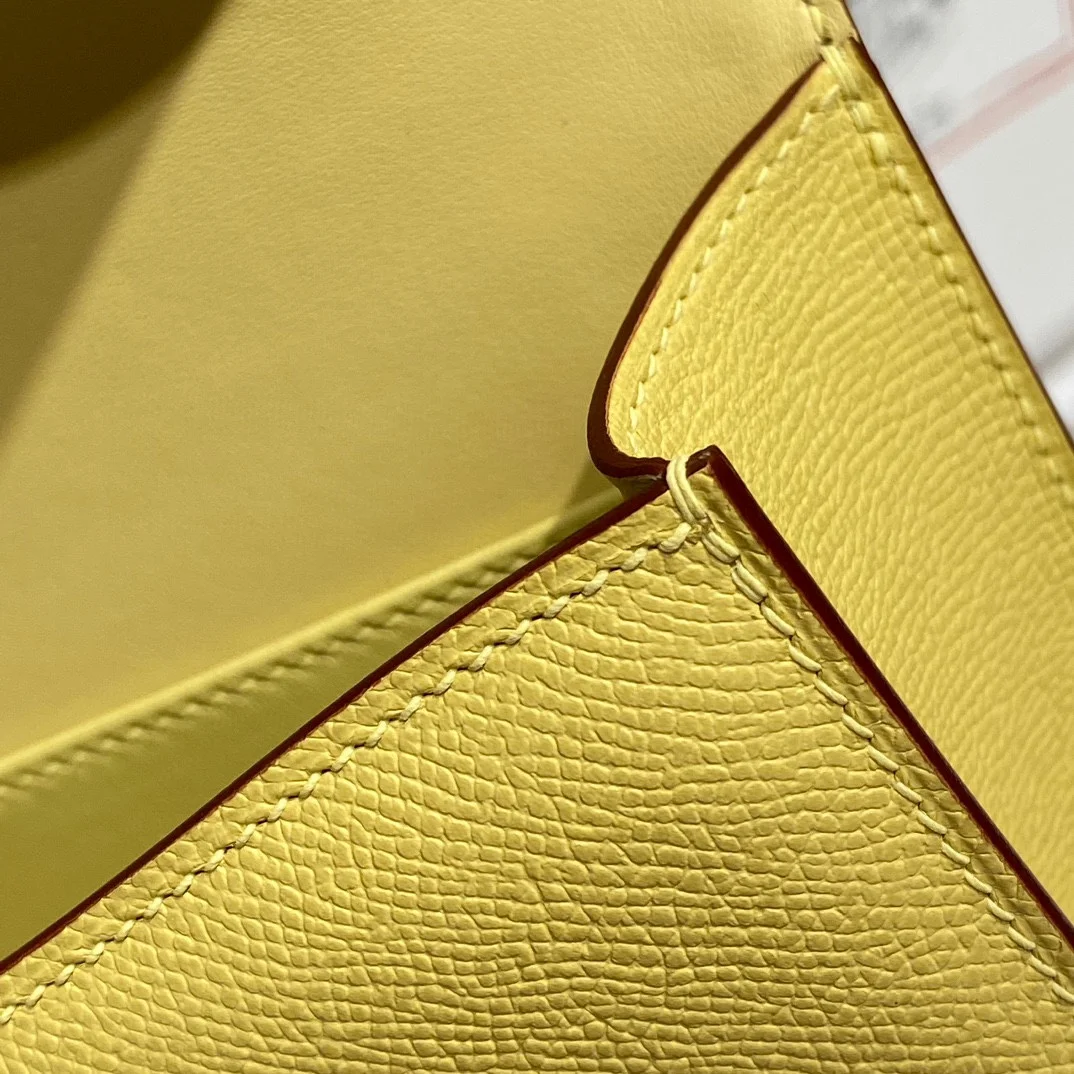 HERMES Shoulder Bags Leather (Yellow-Gold) 24X12X4CM A100202608090541 - Image 7