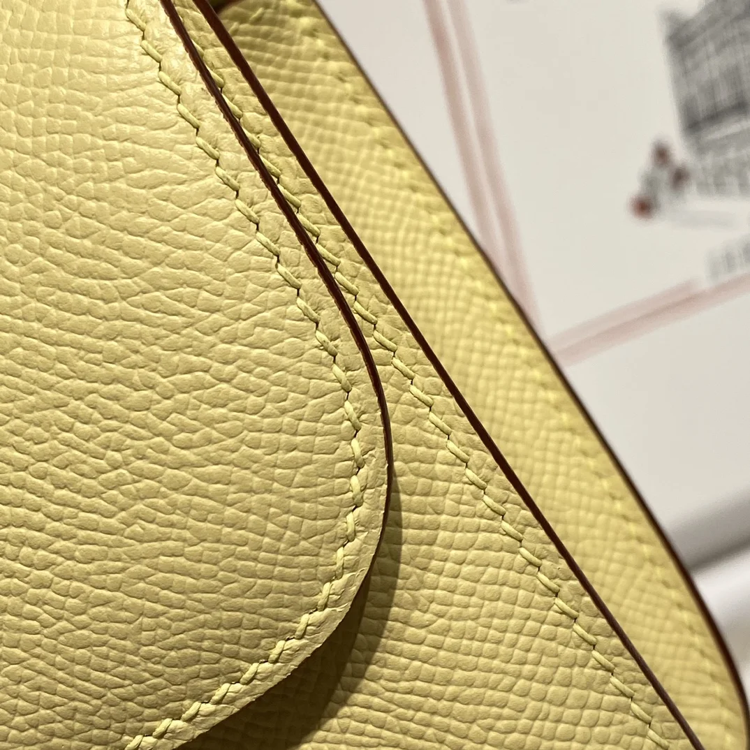 HERMES Shoulder Bags Leather (Yellow-Silver) 24X12X4CM A100202608090539 - Image 8