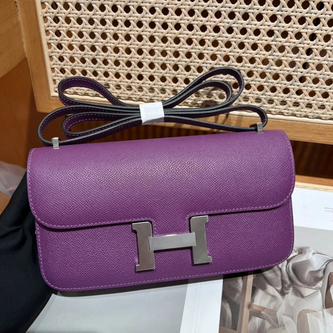 HERMES Shoulder Bags (Purple-Gold) A100202608090504 - Image 3