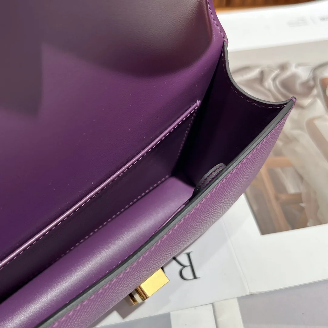 HERMES Shoulder Bags (Purple-Gold) A100202608090504 - Image 6