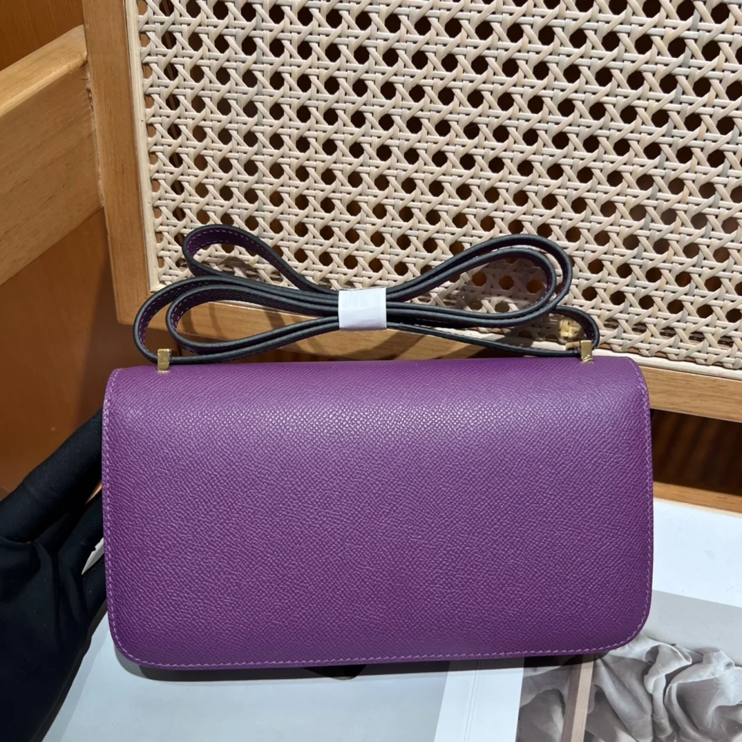 HERMES Shoulder Bags (Purple-Gold) A100202608090504 - Image 8